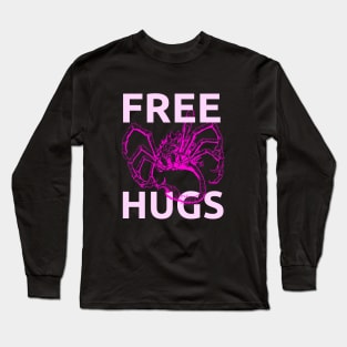 BFS - Free Hugs! - Pink Long Sleeve T-Shirt